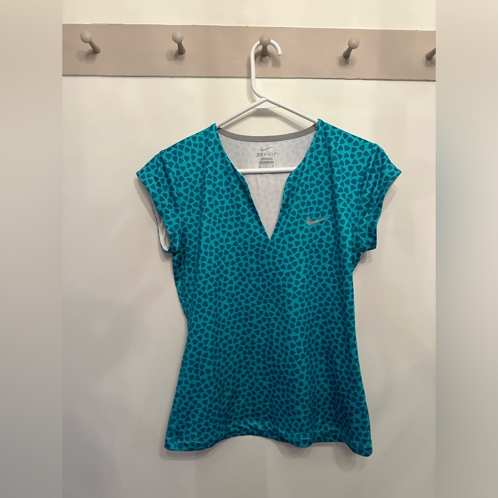 Nike Women's Dri-Fit Court Pure /workout Top in blue